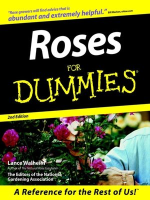 cover image of Roses For Dummies